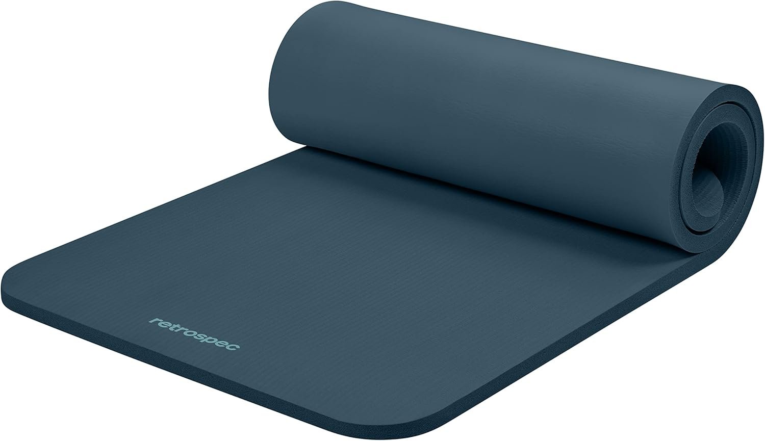 Retrospec Solana Yoga Mat 1″ Thick w/Nylon Strap for Men & Women – Non Slip Exercise Mat for Home Yoga, Pilates, Stretching, Floor & Fitness Workouts