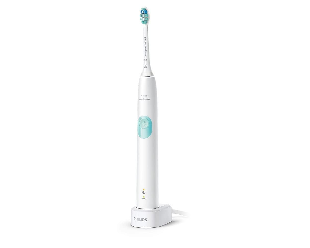 Philips Sonicare ProtectiveClean 4100 Electric Rechargeable Toothbrush, Plaque Control, White
