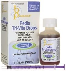 B Protected Pedia Tri-Vite Drops 1 2/3 fl Ounce Liquid