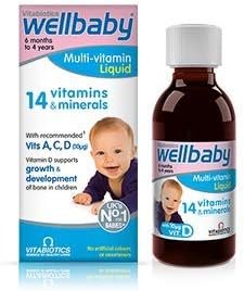 Wellbaby Multi-Vitamin Liquid 14 Vitamins and Minerals 150ml