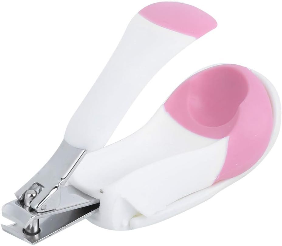 Safety First Baby Fingernail Clippers with Magnifying Glass – Infant Nail Clipper and Trimmer