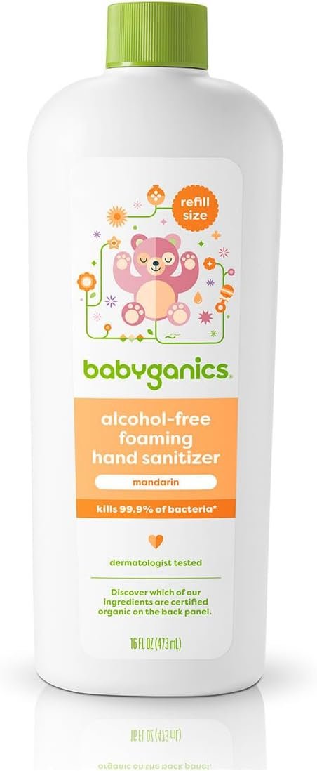 BabyGanics Hand Sanitizer Mandarin Refill – 16 Ounces