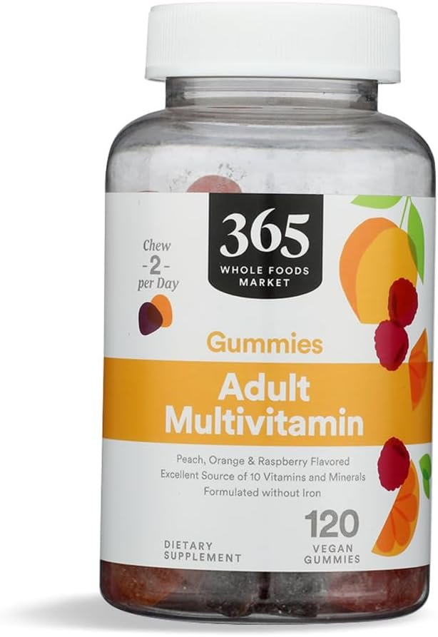 365 by Whole Foods Market Adult Multivitamin Gummy, 120 CT