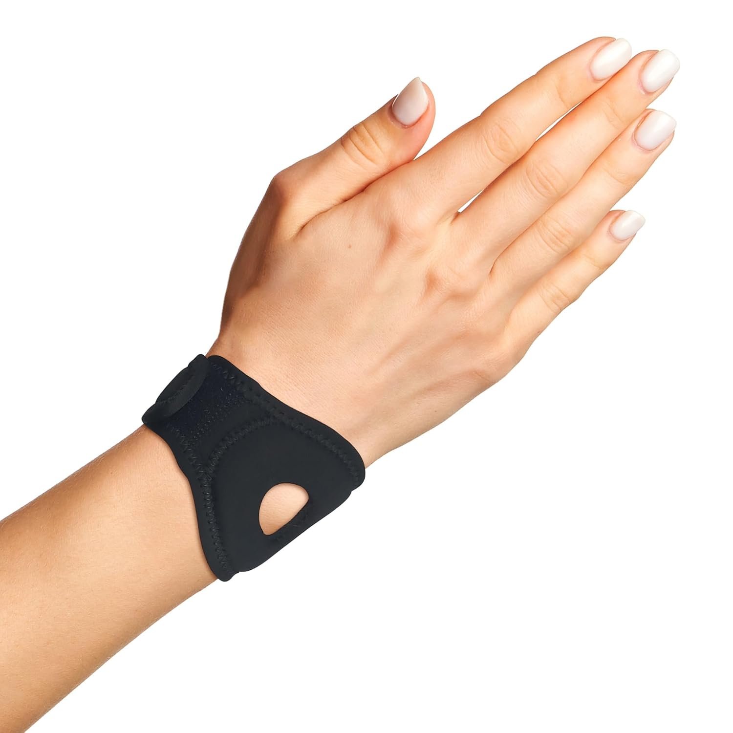 Wrist Wrap Compression Wrist Brace For TFCC Tears | Carpal Tunnel Pain & Tendonitis Relief | Padded Hole For Ulnar | Wrist Support For Working Out | Wrist Wraps for Men Women | Fits Both Wrists