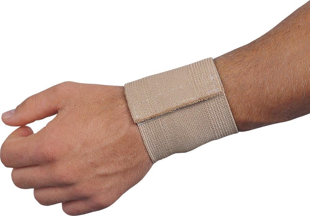 Wrist Support Wrap- Elastic Support with Loop- Wrist Brace for Carpal Tunnel, Arthritis, Tendonitis, Exercise, Weight Lifting, Calisthenics and More- One Size