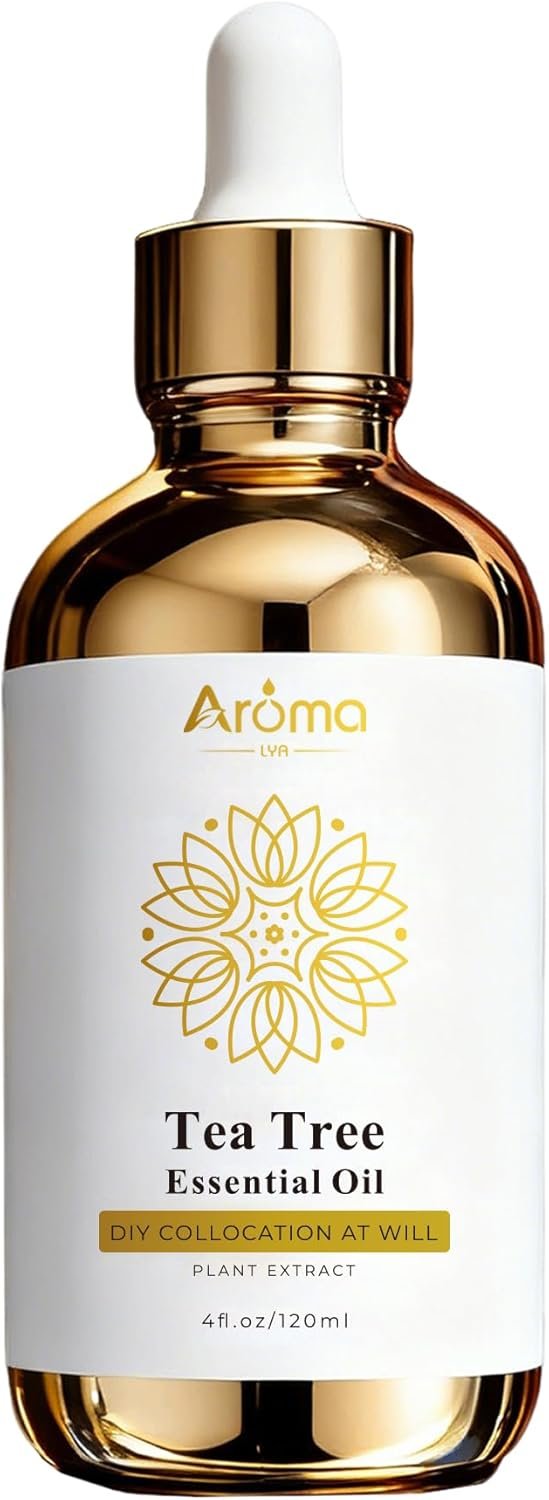 100% Pure Tea Tree Oil 4 fl oz – Tea Tree Oil for Skin for Hair – Essential Oils for Skin & Diffusers & Aromatherapy & Home Care,Candle Making, Gifts for Women – Valentine’s Day Gift