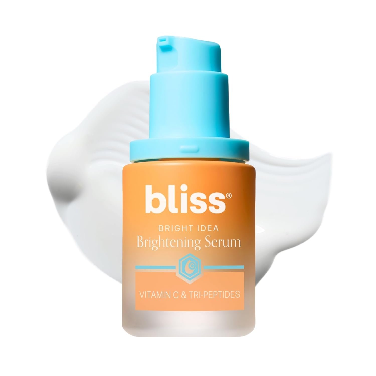 Bliss Vitamin C + Tri-Peptide Bright Idea Serum – 15% Brightening + Barrier Boost Complex for Radiant, Firm Skin – Anti-Aging Face Serum Boosts Collagen & Elasticity – 1 fl oz