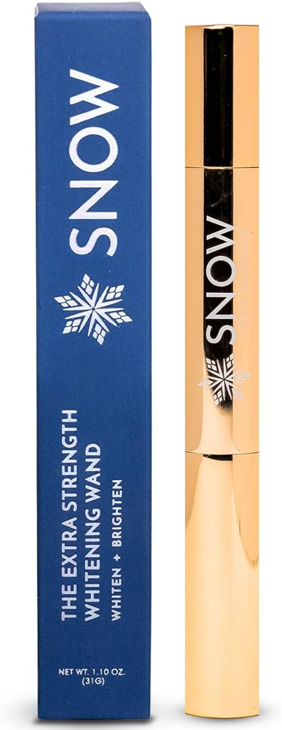 Snow Extra-Strength Teeth Whitening Serum – Oral Care Teeth Whitener Pen – Whitening Pen for Stain Removal & Whiter Teeth – Tooth Whitener with Potassium Nitrate and Hydroxyapatite – 1 Pack