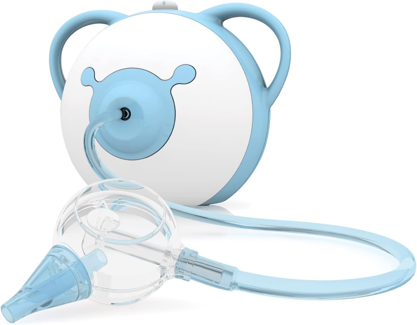 Nosiboo Pro Nasal Aspirator for Babies | Electric Nose Sucker | Made in EU | Adjustable Suction Power | Premium Quality | Award-Winning Design (Blue, 7,8×6,38×6,77 Inch)