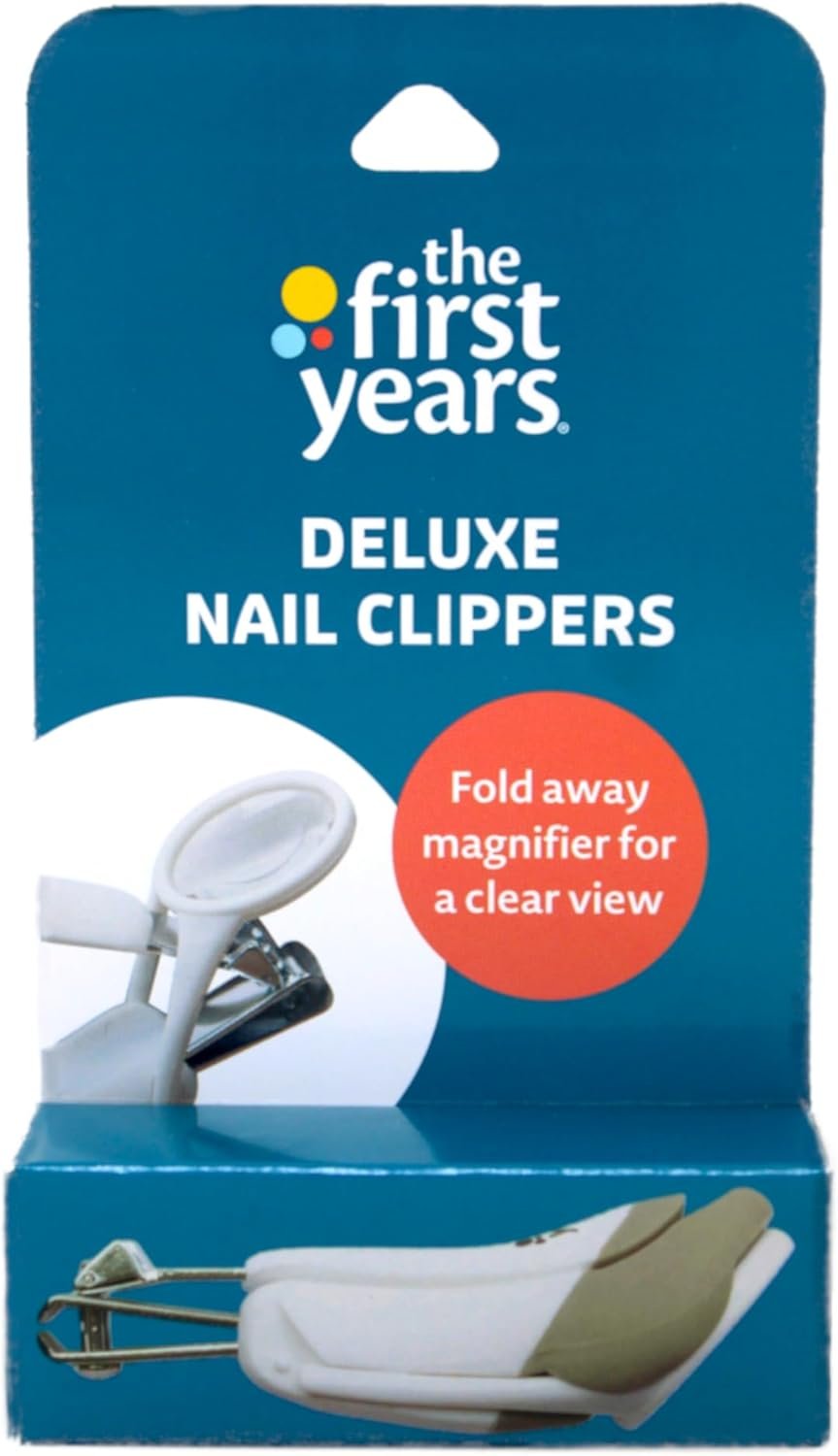 The First Years American Red Cross Deluxe Nail Clipper with Magnifier