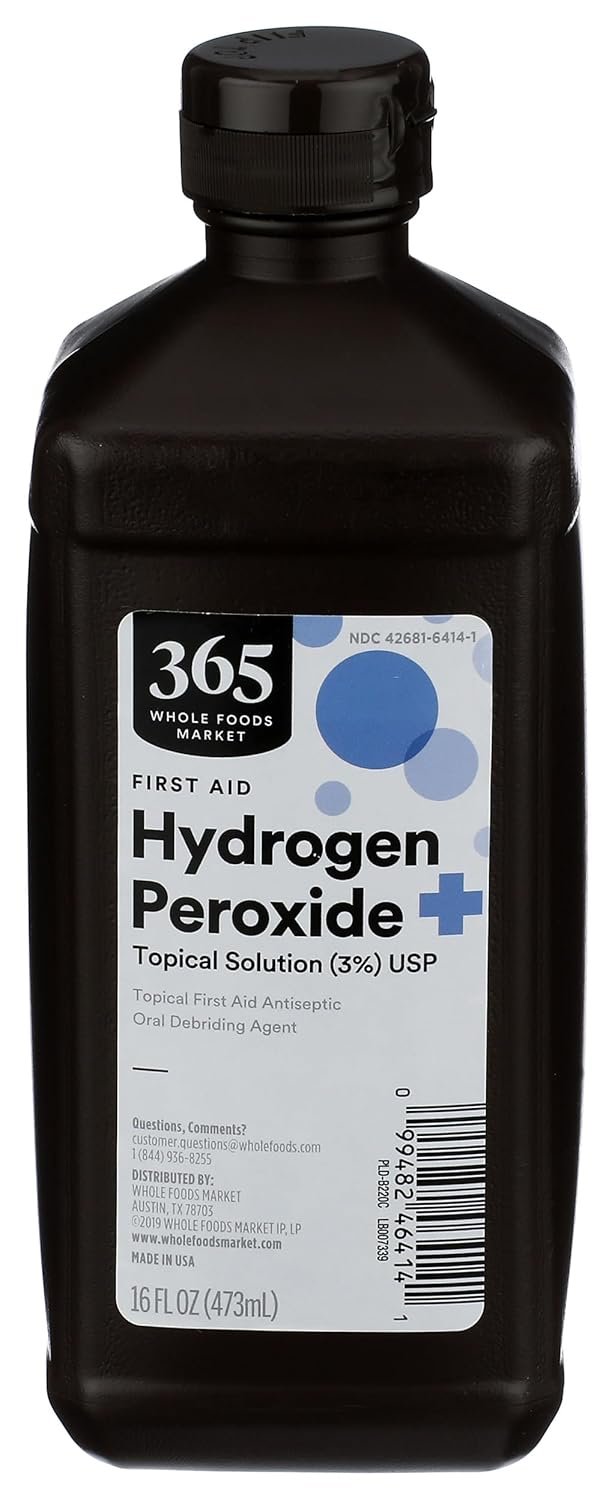 365 by Whole Foods Market, Hydrogen Peroxide, Topical First Aid Antiseptic, 16 Fl Oz
