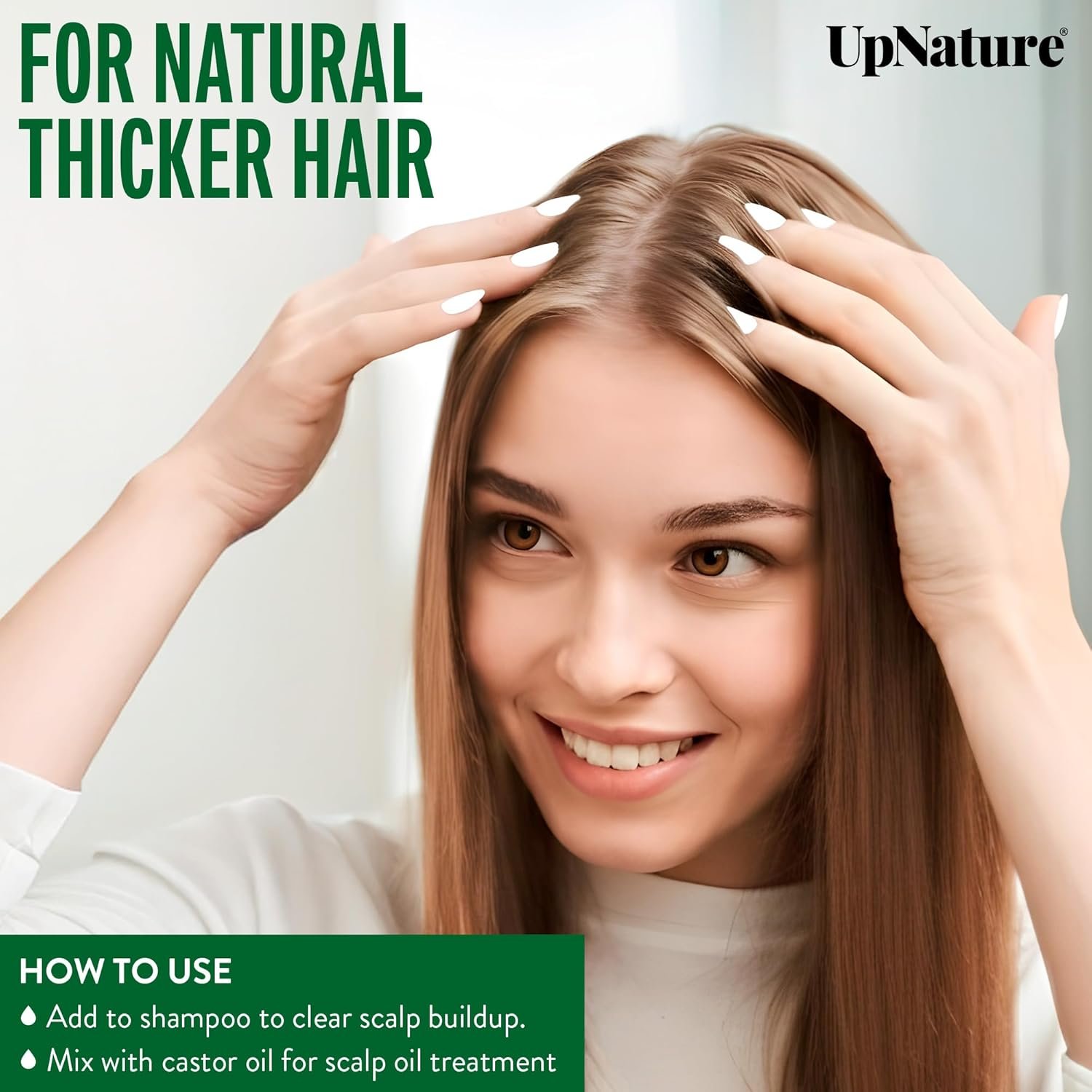 UpNature Tea Tree Oil – 100% Pure USDA Certified Organic Tea Tree Essential Oils for Skin, Hair, Toenail, Body and Scalp (2oz)