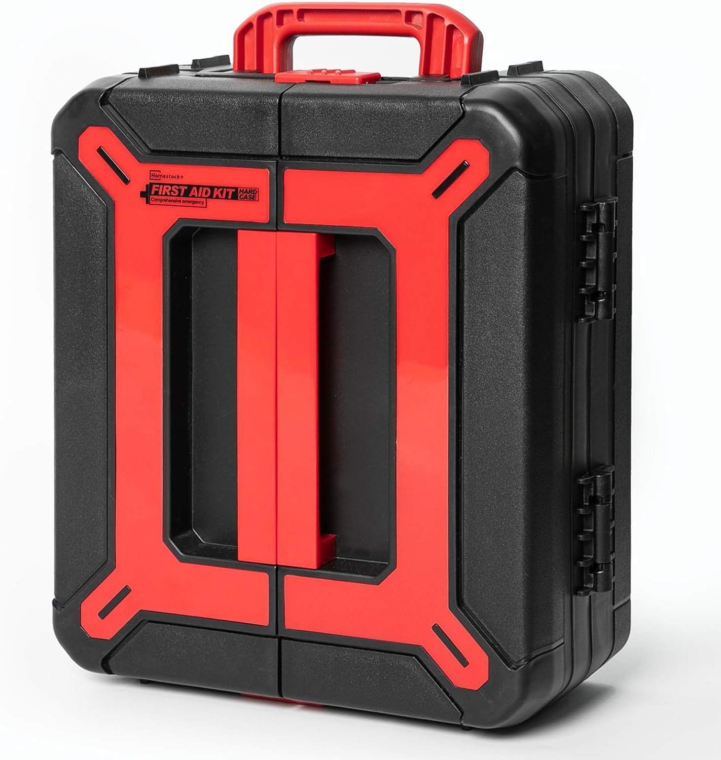 Hard Case First Aid Kit 408 Pcs – Wall Mountable Trauma Kit for Car, Home, Office & Truck – Comprehensive Large First Aid Supplies with Color-Coded Labelled Compartments