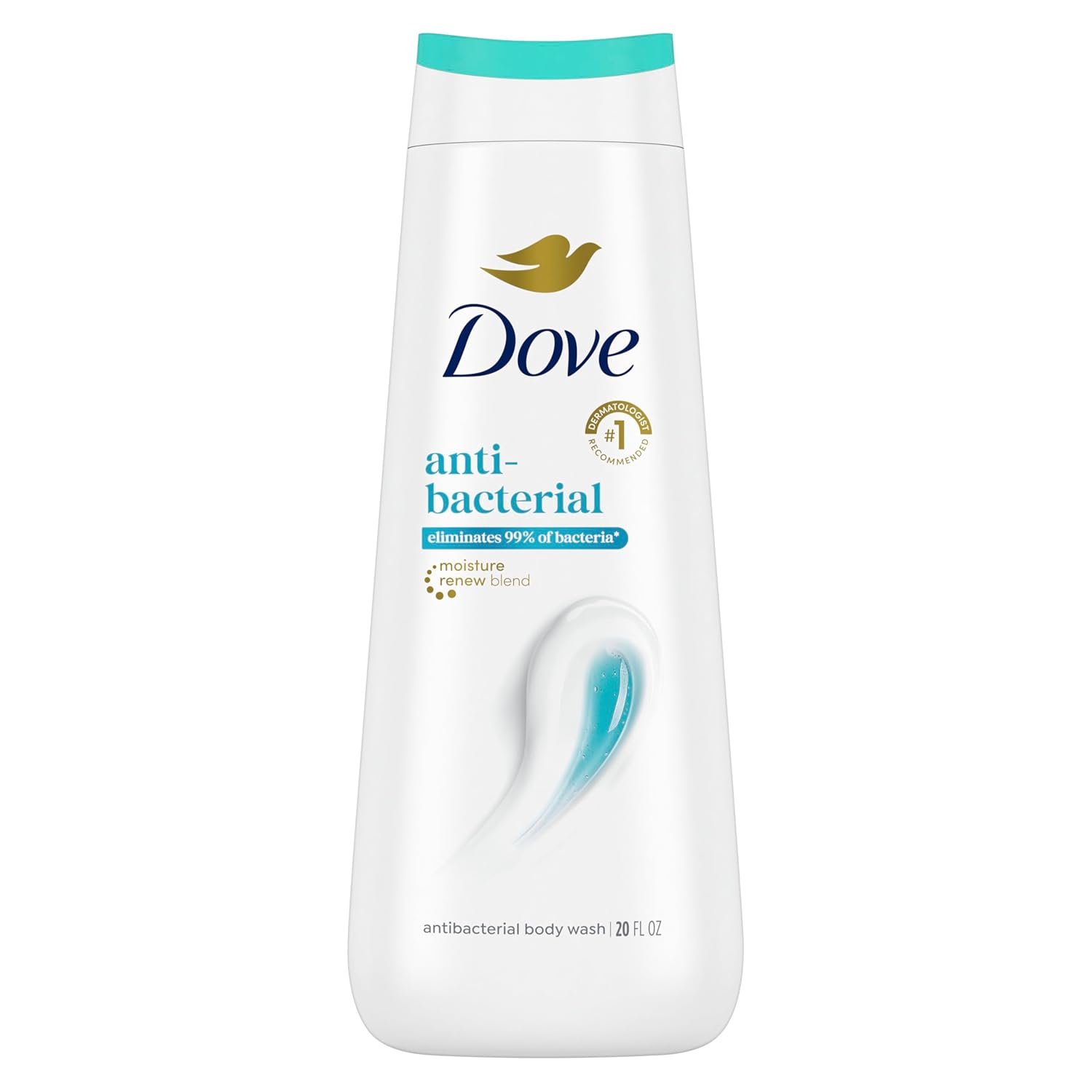 Dove Body Wash Antibacterial For All Skin Types Protects from Dryness 20 oz