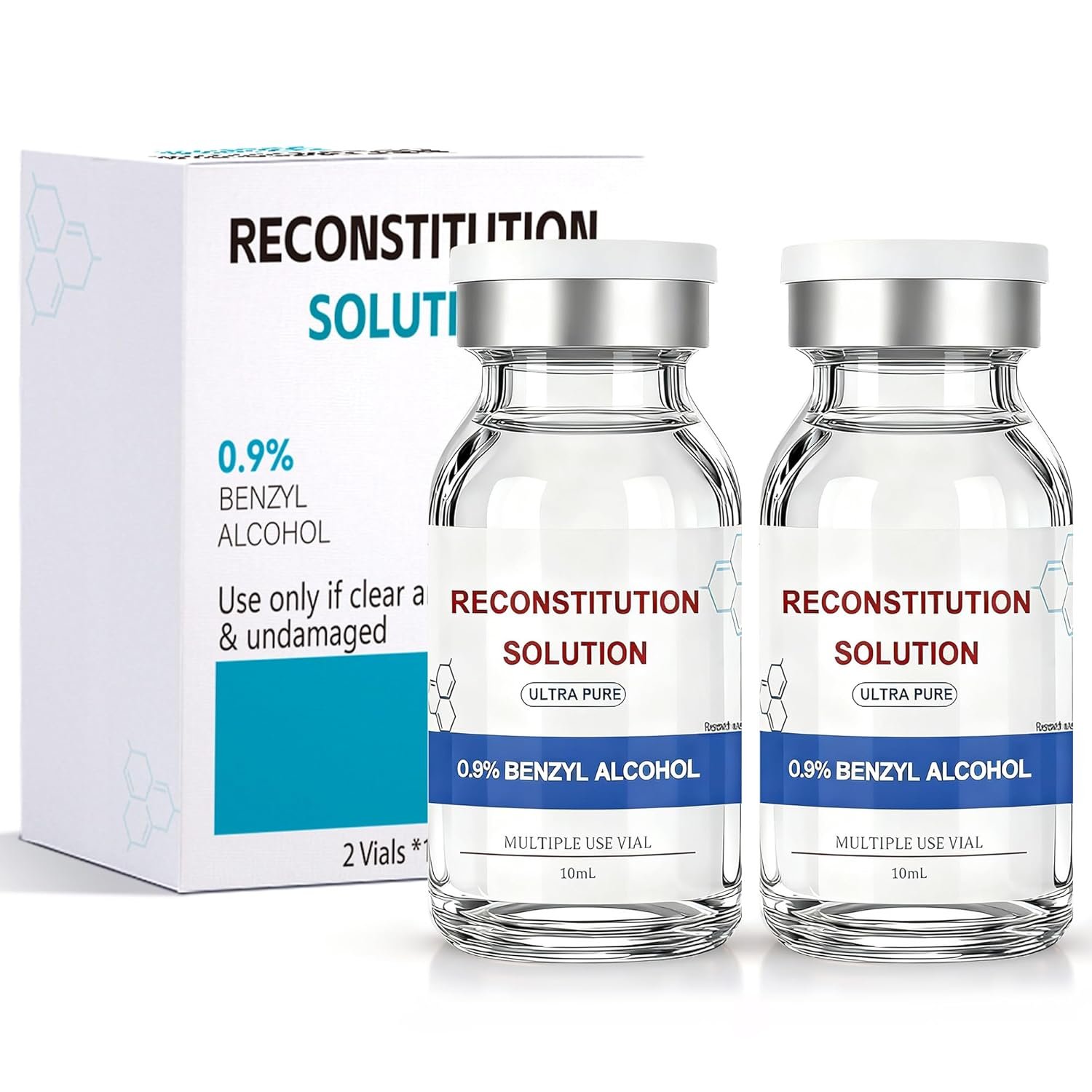 Solution 10ML 2 Pack,Triple Sealed