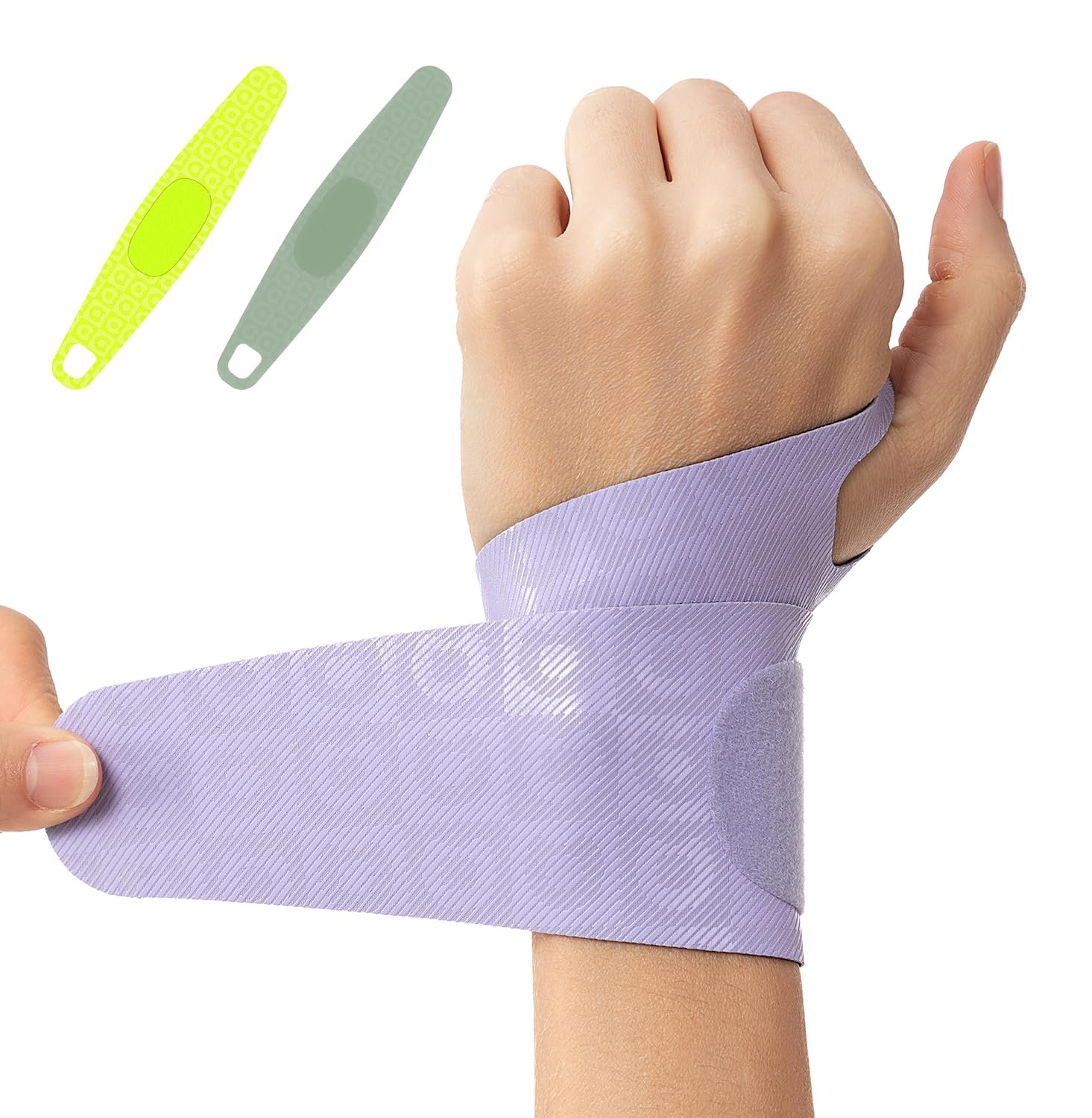 Adjustable Wrist Brace for Pain Relief, Carpal Tunnel & Tendonitis Support – Ergonomic Compression, Breathable & Anti-Slip Design, Fits Left & Right Hand, Ideal for Sports, Gaming & Office Use Purple