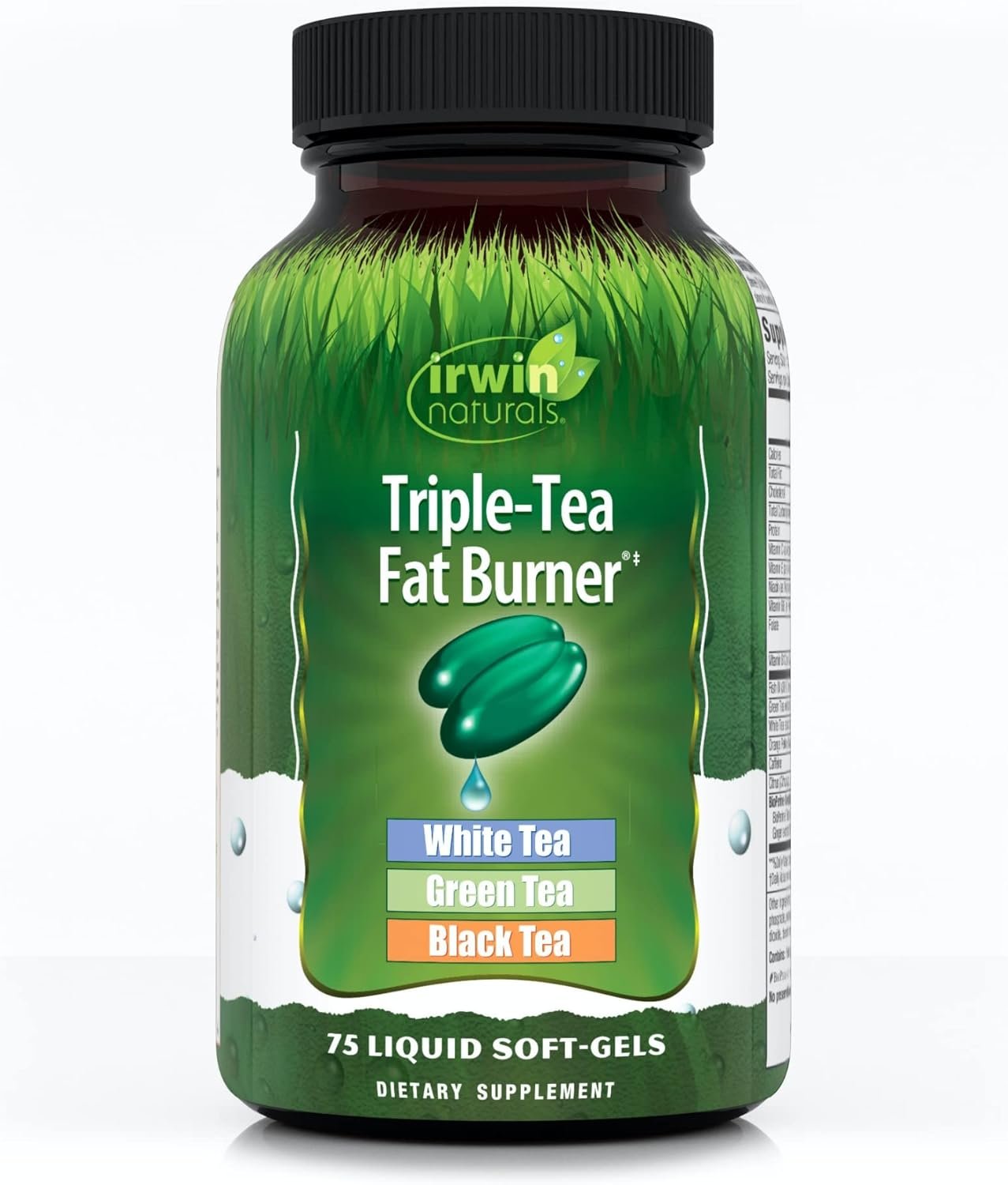 Irwin Naturals Triple Tea Fat Burner, 75 Liquid Softgels
