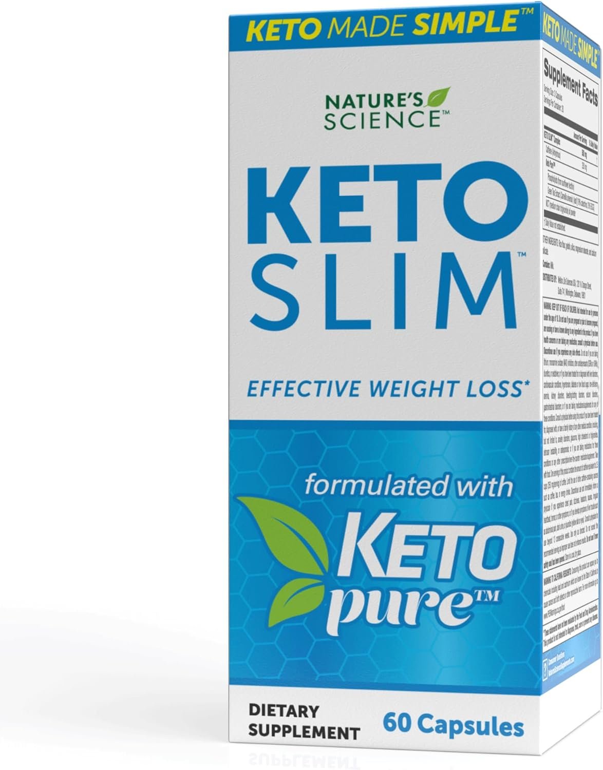 Nature’s Science Keto Slim, 60ct
