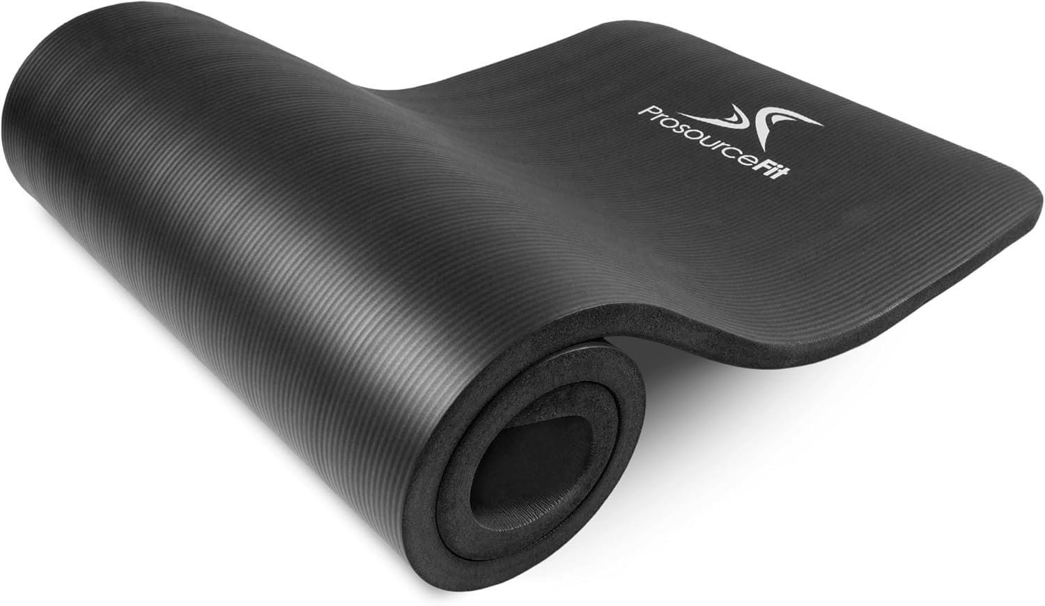 ProsourceFit Extra Thick Yoga and Pilates Mat ½” (13mm) or 1″ (25mm), 71-inch Long High Density Exercise Mat with Comfort Foam and Carrying Strap