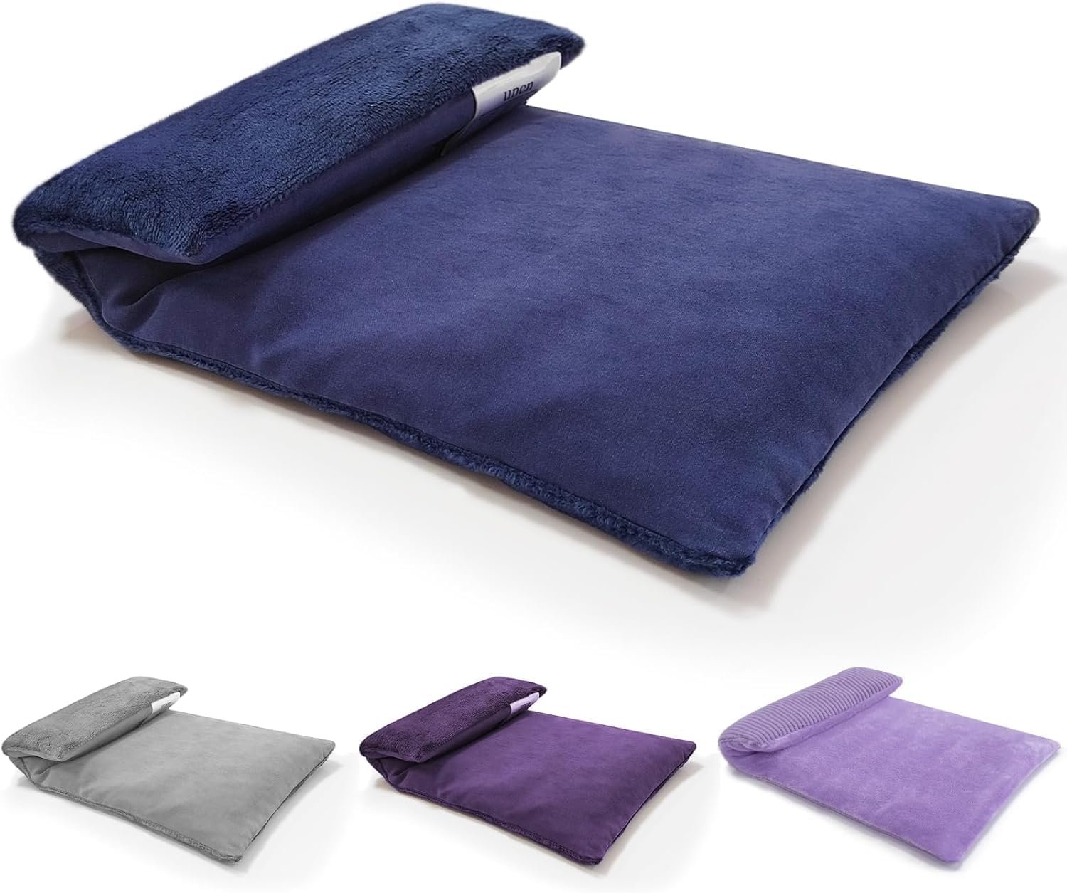 Microwavable Heating Pad with Washable Cover 13×7 Inch Flaxseed Microwave Hot Pack, Lavender Scent, Moist Warm Compress for Relaxation, Non-Electric & Portable