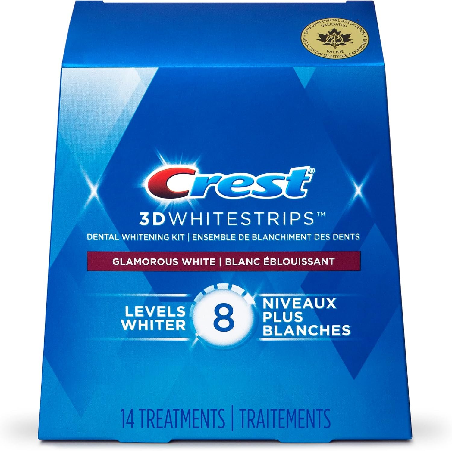 Crest 3D Whitestrips Glamorous White 28 Strips – 14 Treatments
