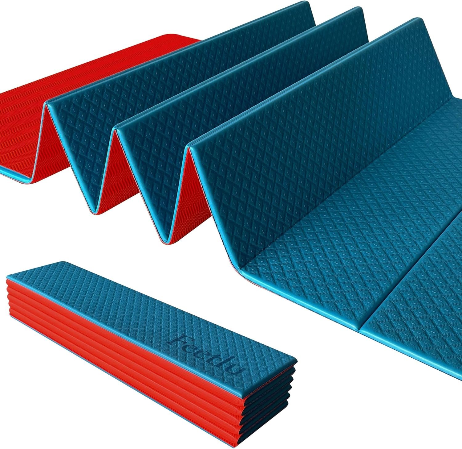 Foldable Yoga Exercise Mat – Lightweight, Anti-Slip, and Easy to Store for Yoga, Pilates, Home Workouts, and Floor Exercises