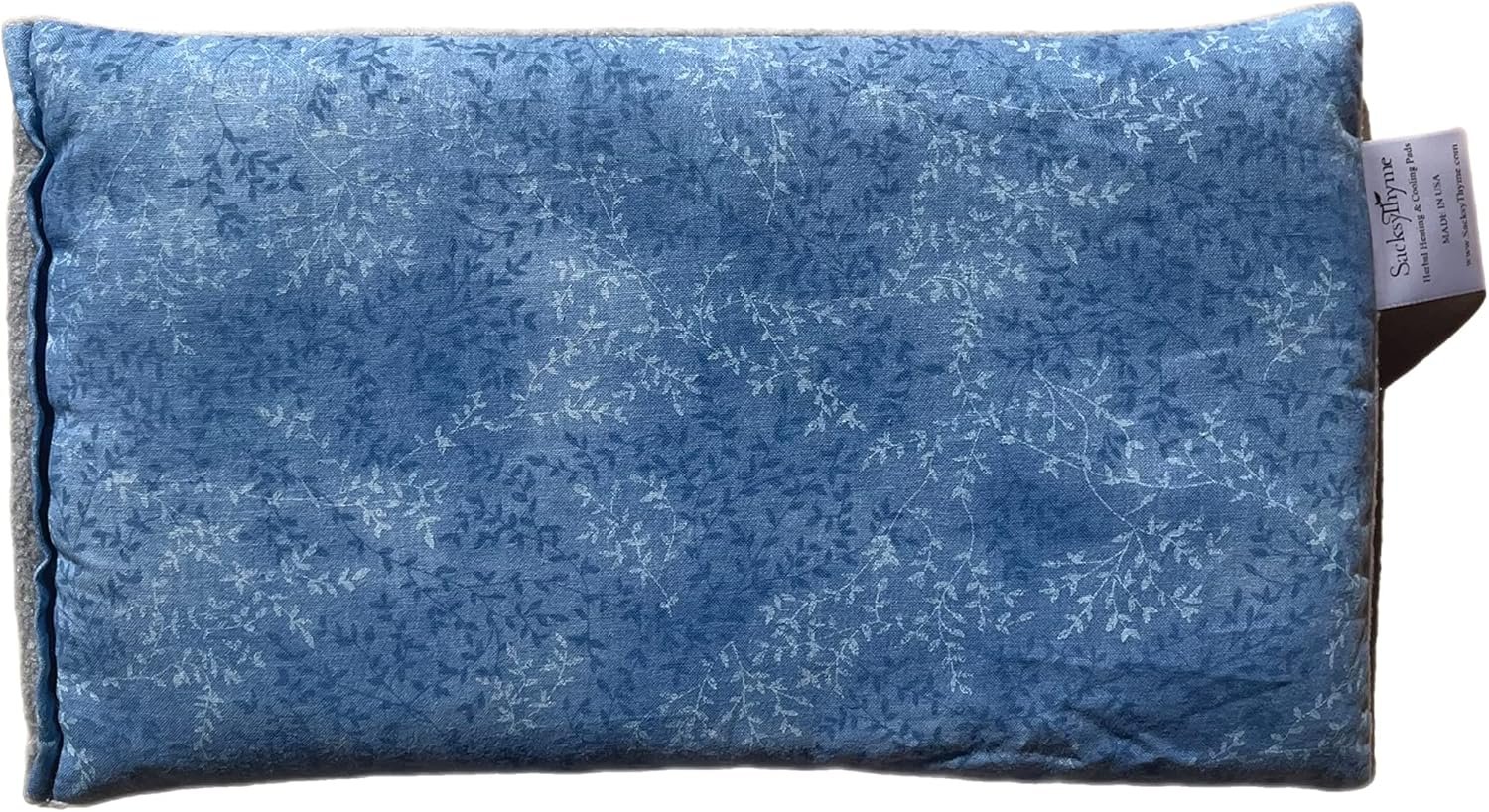 SacksyThyme Microwave Heating Pad for Cramps, Back, Neck, Shoulders, Leg Pain – Reusable Heat Pack, Hot Moist Microwavable Therapy Pack – Unscented Flaxseed Hot Compress Made in USA (Size: 12″ x 7″)