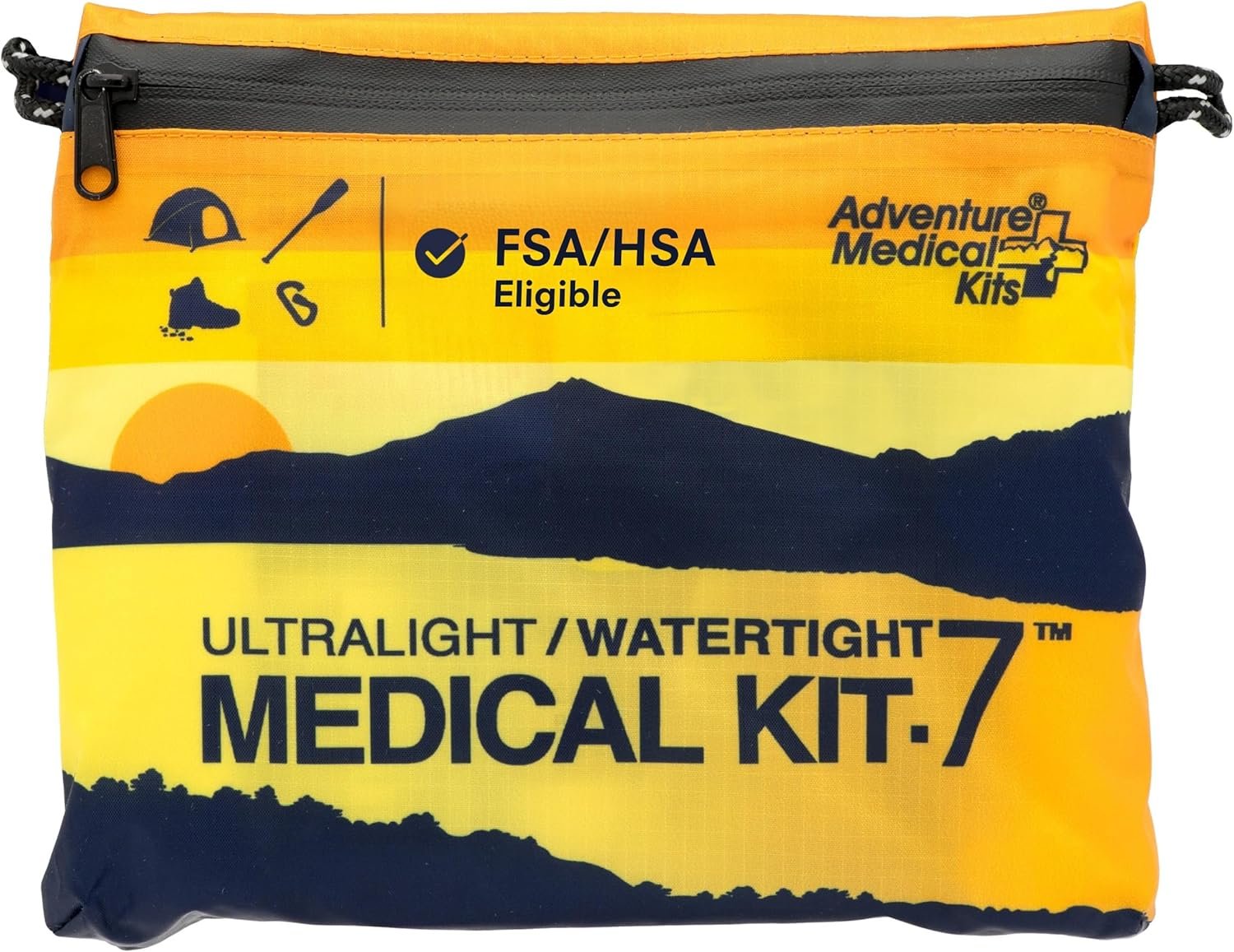 Adventure Medical Kit Ultralight/Watertight Medical Kit .7 – Up to 3 People, Up to 3 Days – Includes Bandages, Blister Essentials & More – Perfect for Hiking, Biking & Climbing