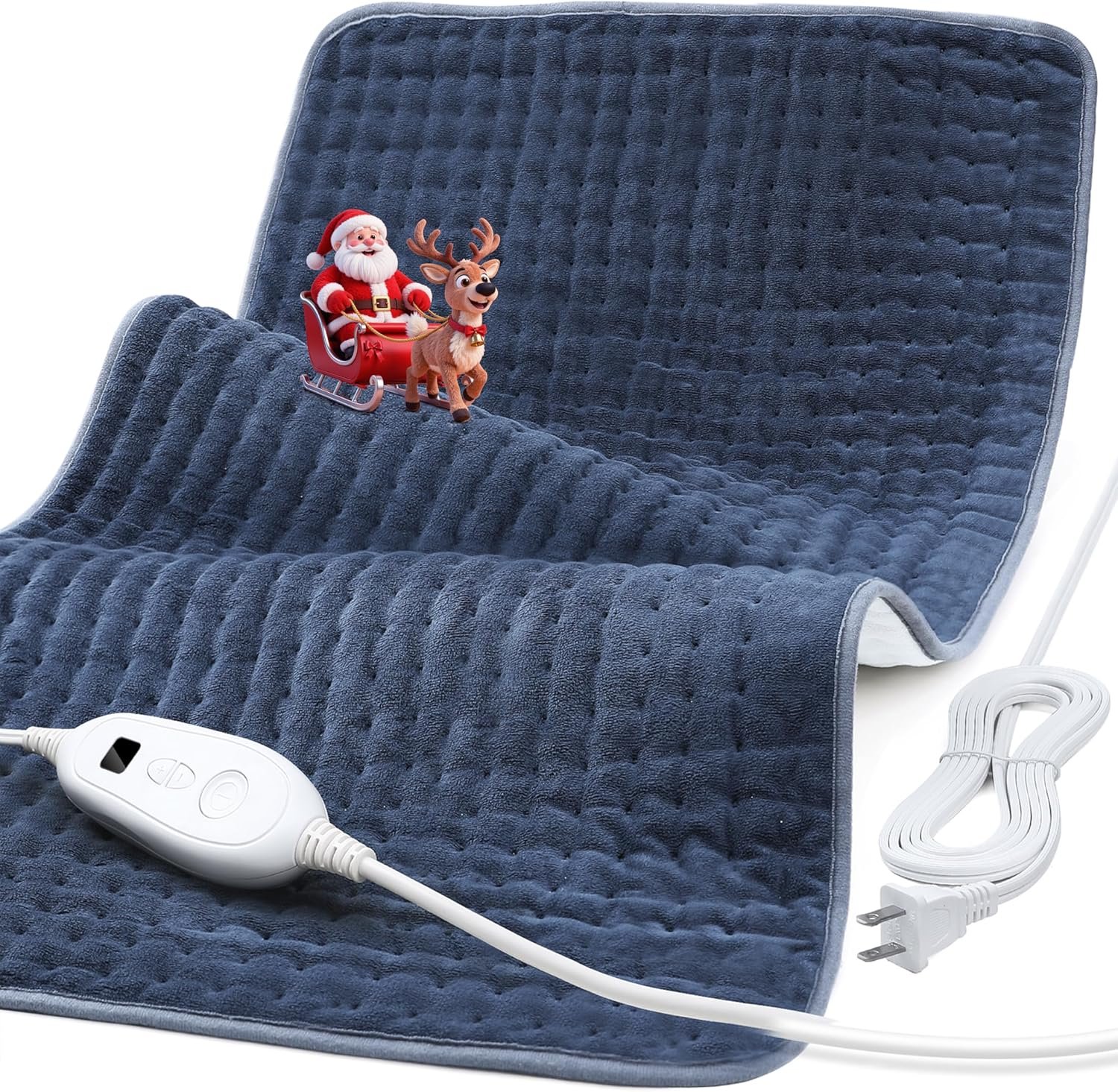 Heating Pad for Back Pain Relief, 17″ X 33″ XXX-Large Heating Pads for Cramps,Electric Heating Pad Xl with 6 Fast Heating Settings,Moist Dry Heat Options,Auto-Off,Machine Washable