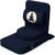 Friends Of Meditation Buddha Meditation Chair – Portable Folding Yoga Chair for Adults with Detachable Back Support & Zafu Cushion, Ergonomic Meditation Seat, Navy Blue