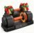2026 Updated Adjustable Dumbbell Set of 2, 110lbs/50lbs Weights Dumbbell Set with Storage Box, 25lbs/55lbs Adjustable Weights with Anti-slip Silicone Grip, Weight Set For Home Gym Suit both Men and Women