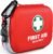 150 Pieces Mini First Aid Kit – Small Medical Kit with Hard Shell – Emergency First Aid Kit for Car, Travel, Home, Outdoor, Office, Camping, Hiking (Red)