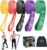 Resistance Bands for Working Out: 5-Levels Exercise Bands Set – Pull Up Assistance Elastic Silicone – Physical Therapy/Stretching/Training – Home Gym for Women/Men