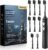 7MAGIC Sonic Electric Toothbrush for Adults and Kids – Up to 180 Days Runtime, 42000 VPM Powered Toothbrush, 5 Modes & 3 Intensities for Sensitive Teeth & Braces, Includes 8 Brush Heads, Black