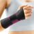 FREETOO Carpal Tunnel Wrist Brace Night Support Fit Right Hand for Work, Pain Relief Wrist Splint for Tendonitis, Sprain, Strain, Rigid Hand Brace for Arthritis for Women and Men (S/M, Black/Pink)