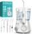 COSLUS Advanced Water Flosser for Teeth: 2 Modes & 12 Pressure Settings Electric Dental Pick for Orthodontic, Braces, Sensitive Gums – Home Use, ​​5 Jet Tips for Multiple Users, Family, White, E2
