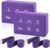 2 Yoga Block and 2 Yoga Strap Set,Non-slip EVA Foam Blocks, High Density Yoga Bricks with 6ft Strap, Supportive Latex-Free Yoga Block Accessories for Pilates