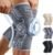 CAMBIVO 2 Pack Knee Brace for Men and Women, Knee Sleeves for Men with Patella Gel Pad and Side Stabilizers, Knee Compression Sleeves for Knee Pain Relief, Running, Workout, Daily Use