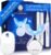 Sensitive Teeth Whitening Kit with LED Light At Home, 12% Hydrogen Peroxide Teeth Whitening Gel Pen (Pack of 3), Enamel Safe, Rechargeable Wireless Red & Blue UV Whitening Spectrum with Case