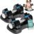 Lifepro Adjustable Dumbbells Set – 15lb, 25lb Pair or 43lb, 55lb & 90lb Single – Quick Adjustment, Anti Slip Handle – Space Saving & Strength Training Weights for Home Gym Exercise & Fitness