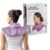 Sharper Image Heated Neck & Shoulder Wrap – Microwavable Warm & Cooling Plush Pad, Scented Aromatherapy (100% Natural Lavender & Herb Spa Blend), Pain Tension Headache Relief Therapy, Gift for Women