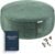 Mindful Modern Velvet Meditation Cushion | Luxe Zafu Yoga Floor Pillow Seat | Posture Support | Buckwheat Hull Filled | Large Round Cushion with Removable Washable Cover + Carry Handle