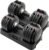 CAP Barbell ADJUSTABELL Adjustable Round Dumbbell Weights – Singles & Pairs | 12.5 lb, 25 lb & 55 lb | Multiple Handle Options